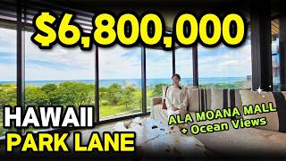🌴 Inside a $6.8 Million Park Lane Residence in Hawaii | Ala Moana Center 🛍️ + Ocean Views 🌊