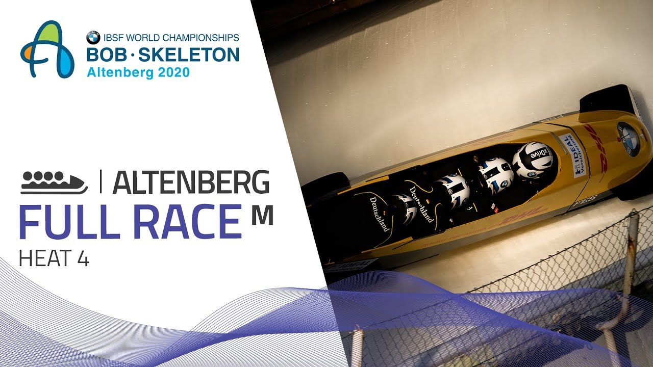 Altenberg | BMW IBSF World Championships 2020 - 4-Man Bobsleigh Heat 4 | IBSF Official