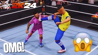 🔥CR7 vs Messi: The Battle That Will Settle the Score! #wwe