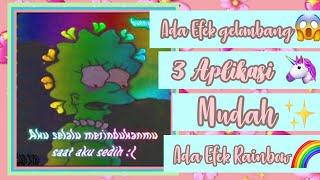 ~✨Tutorial cara membuat CCP gelombang   efek raimbow✨~