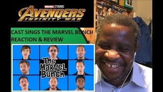Avengers Infinity War Cast Sings The Marvel Bunch Reaction \& Review