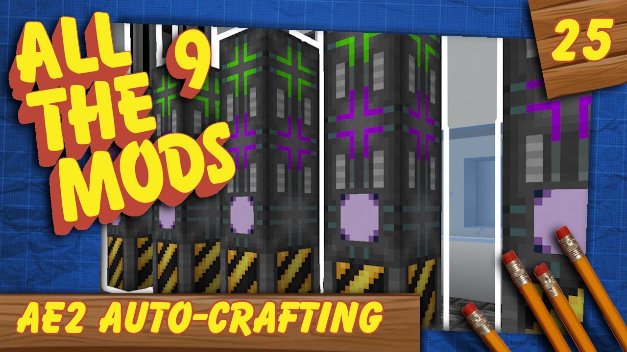 Automated Crafting with Applied Energistics 2 - All the Mods 9 (#25 ...