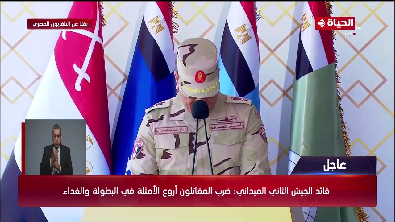 كلمة قائد االجيش الثاني الميداني اللواء أ.ح محمد عبد الرحمن ربيع