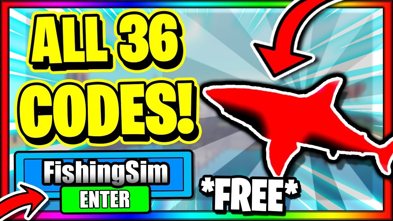 ALL 36 NEW SECRET OP WORKING CODES Roblox Fishing Simulator YouTube