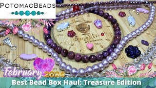 2-2024 Everlasting Embrace Potomac Beads Bead Haul | February Best Bead Box Treasure Edition