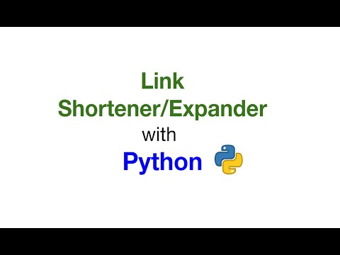 Link Shorten-er with Python