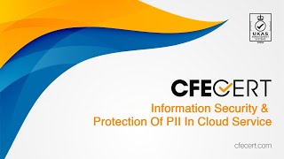 Webinar - Information Security & Protection Of PII In Cloud Service