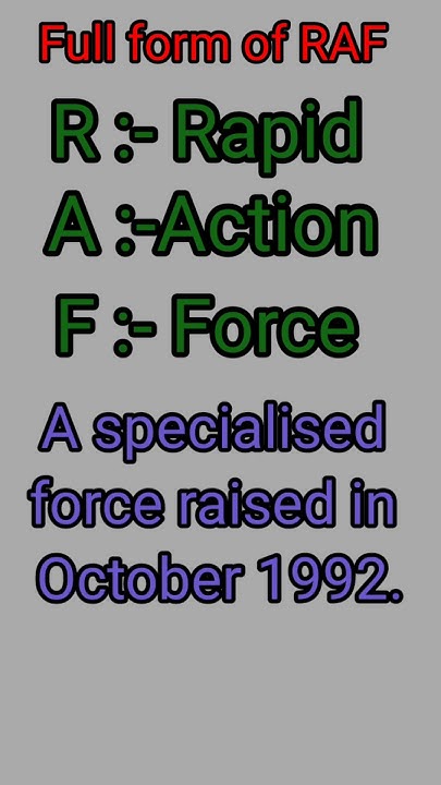 full-form-of-raf-viral-viralshorts-trending-shorts-youtube