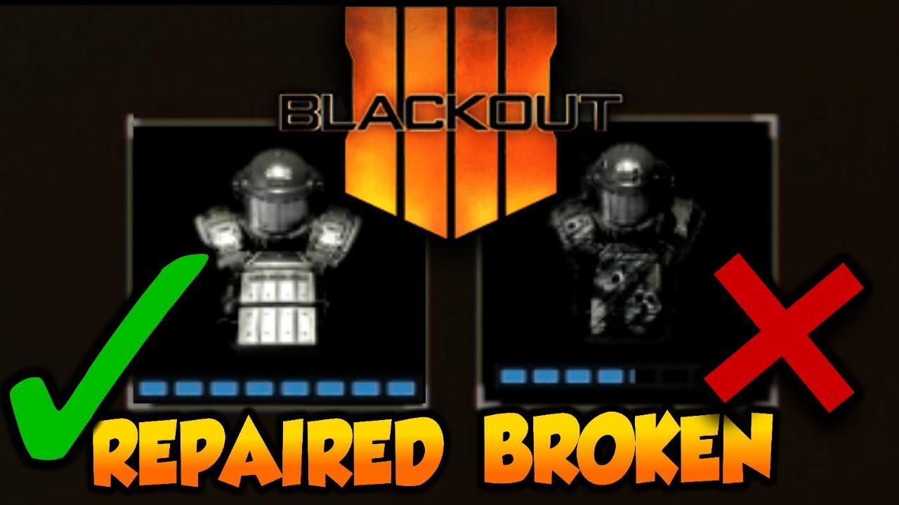 Blackout: How To Repair ANY Armor Completely - NEW Blackout Update!