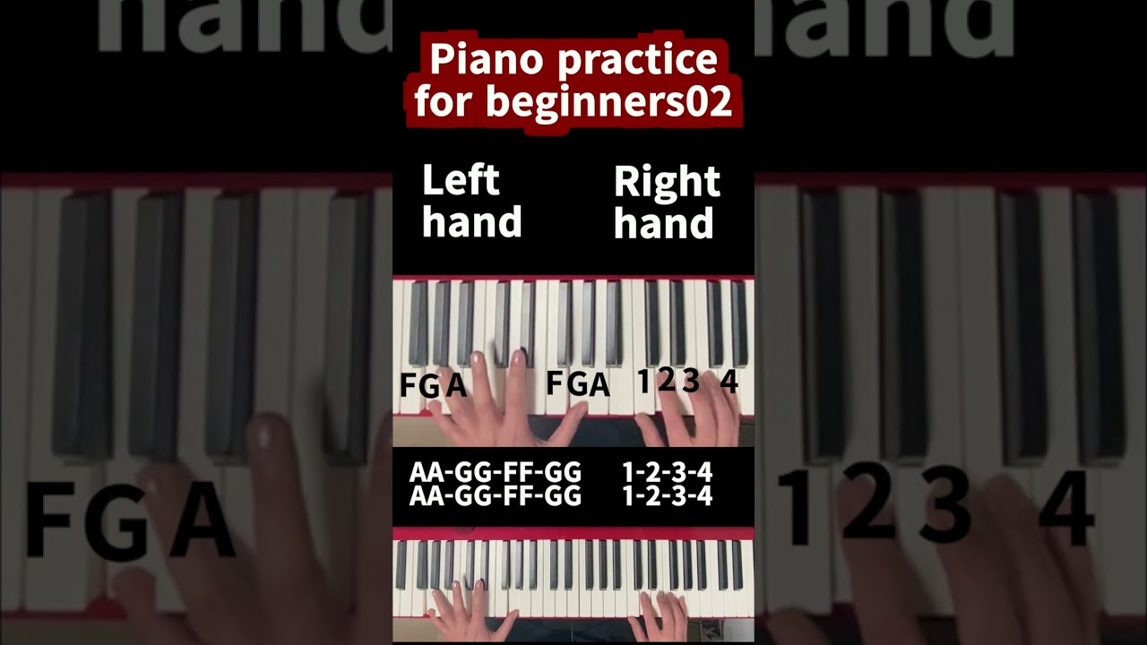 Piano practice for beginners03 #pianolessons #piano #tutorial #pianomusic #pianotutorial #learnpiano