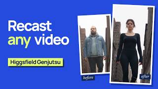 How to use Higgsfield Genjutsu to recast a video