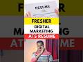 Fresher ATS Resume Malayalam #atsmalayalam #freshers #fresherresume #atscv #atsresume #cvmaker #cv