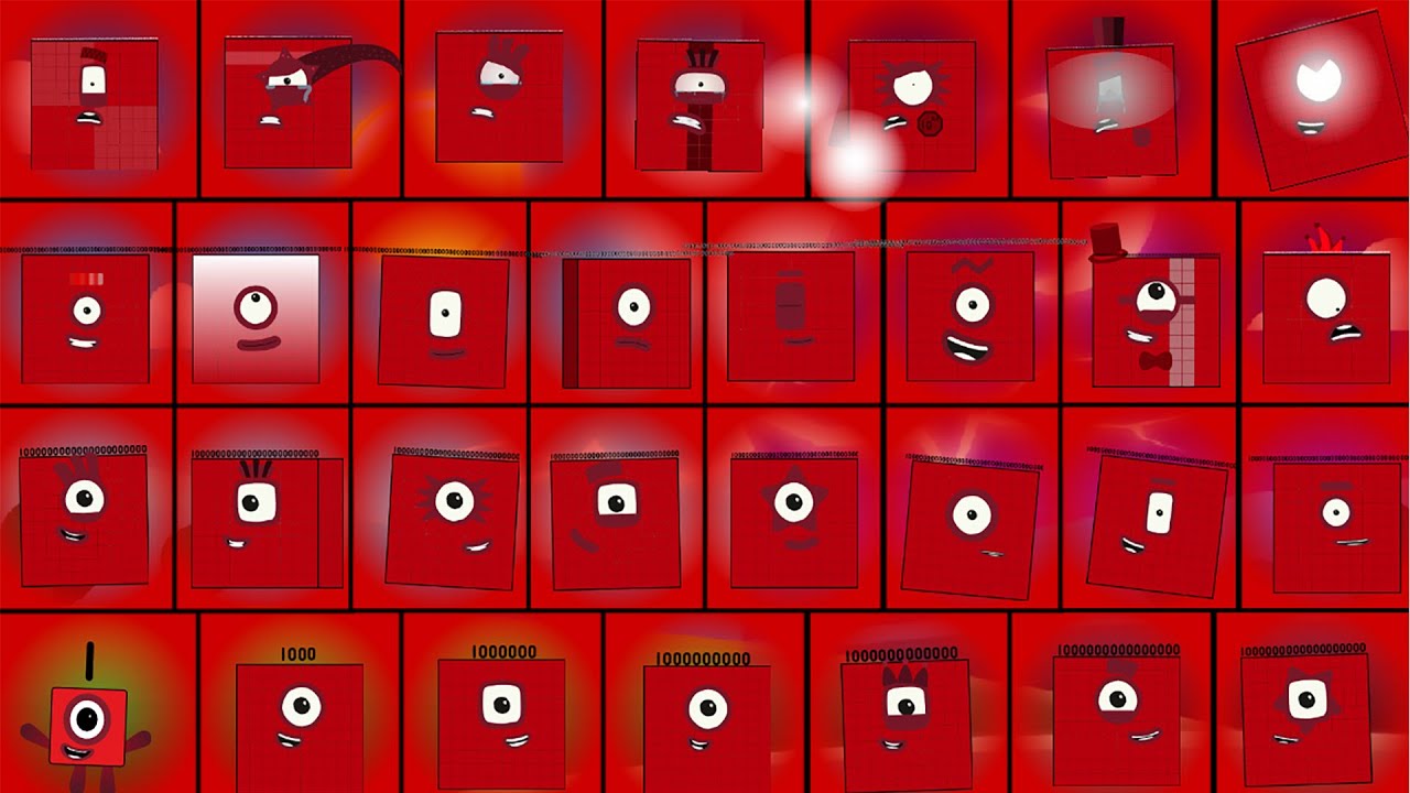 Expanded Version Numberblocks band but only order of magnitudes (Band Version)