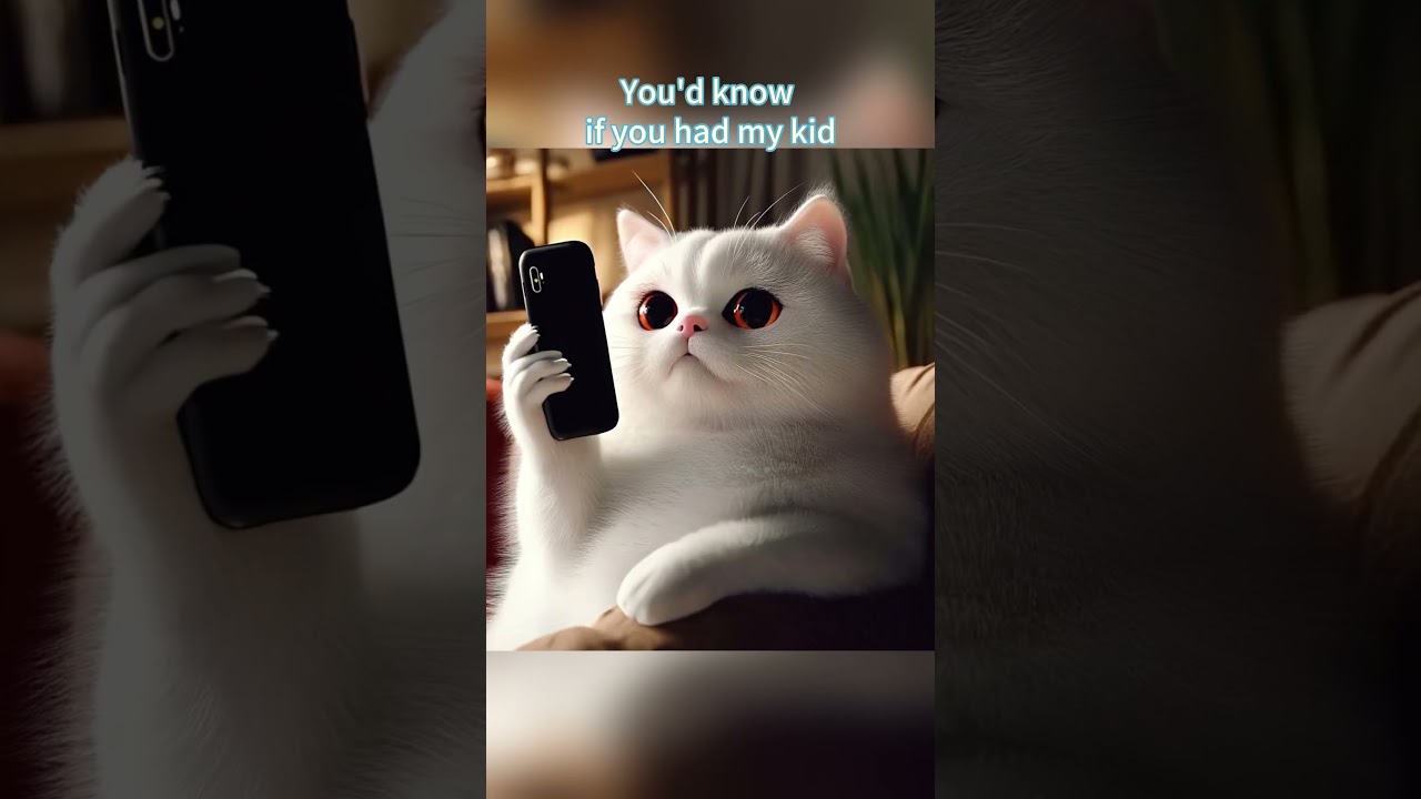 Cat's "Help" Call: Mom, Come Get Me! 🐱📞 