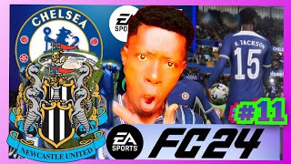 (Watch) Newcastle Held Chelsea back Again!! (FC 24 Chelsea Career Mode EP11)