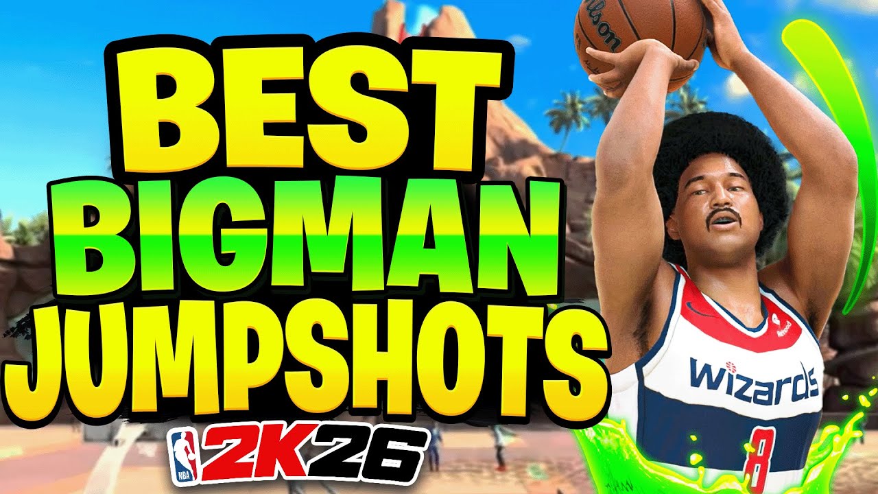 NBA 2K26 BEST CENTER BIGMAN JUMPSHOTS - BEST JUMPSHOTS FOR 6'10 & TALLER BUILDS on 2K26!
