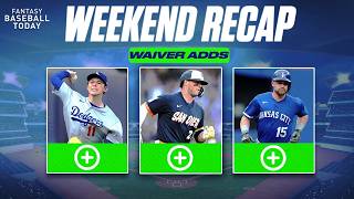 Weekend Waiver Wire Adds & Start or Sit Decisions! | Fantasy Baseball Advice