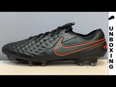 Nike Tiempo Legend 8 Elite FG Black X Chile Red - YouTube