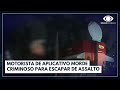 Motorista morde assaltante pra fugir | Jornal da Band