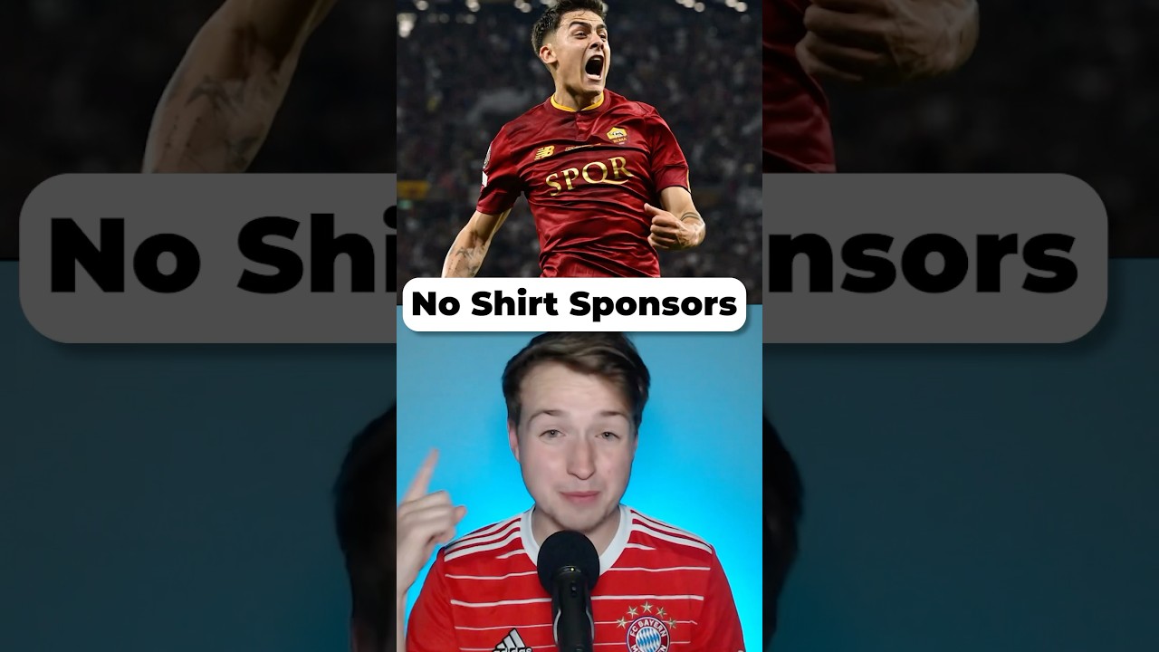 These Football Clubs Have No Sponsor