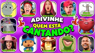 ADIVINHE quem está CANTANDO? 🔊💃🎵 Neymar,Não Choraxx,Sapo Zezão,Emilly Vick,Ana Castela,Enaldinho...