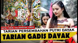 Tarian Dayak Kalimantan Tarian Gadis Dayak Kayan Desa Miau Baru