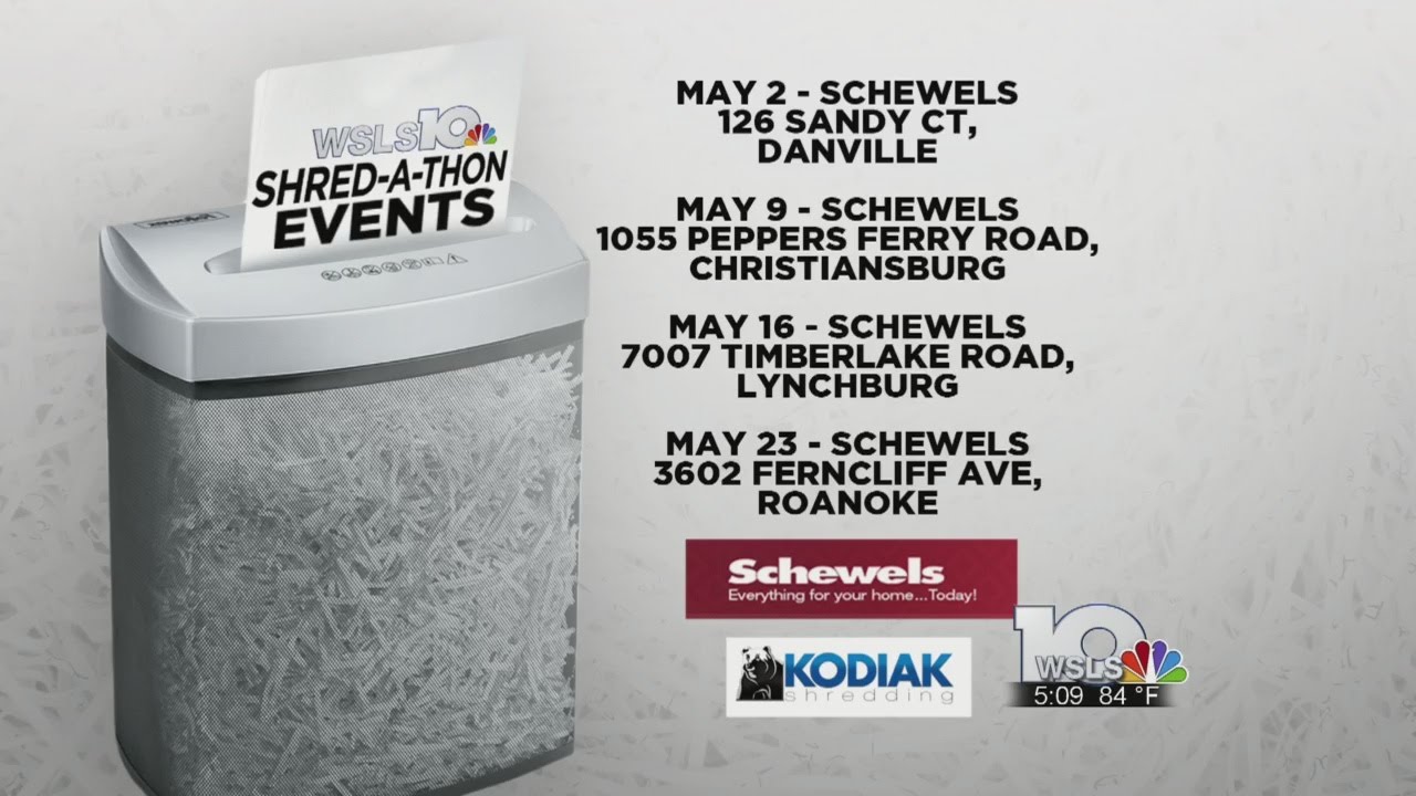 Lexington area brings 20,000 pounds of documents to WSLS 10 ShredA