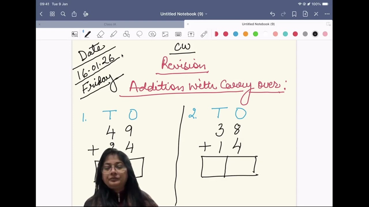 16 Jan 2026 - Mathematics - 1A Online Classes - SR International Bareilly
