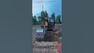 how to use an excavator to dig a trapezoid al
