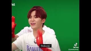 SEVENTEEN dancing to Nobody by Wonder Girls (Red Glove Version) 😂