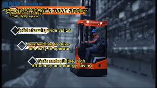 JIN YANG HU Truck Stacker 2 Ton 48V400Ah Seated Type Electric Pallet Stacker Reach Forklift Seated