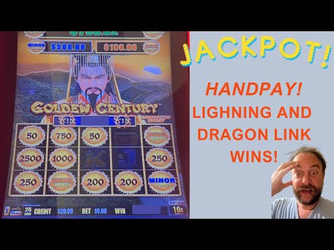 Jackpot handpay! Dragon Links and Lightning LInks dropped the wins.