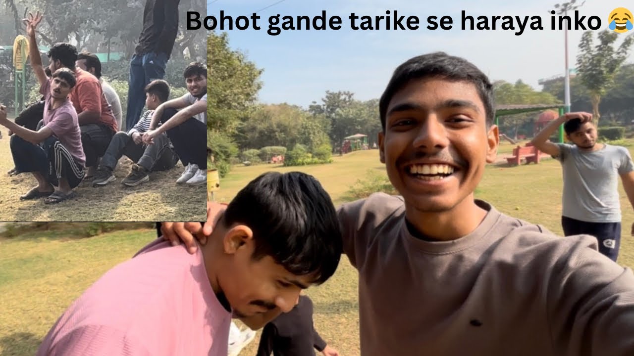 Kaafi dino baad khela cricket 😍 haar gaye