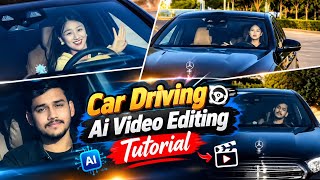 Trending Car Driving AI Video Editing Prompt | Instagram Trending Pata Chalega Song Reels Editing screenshot 4