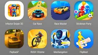 Infector Sniper 3d, Car Race, Race Master, Stickman Party, Payback 2,RUSH Xtreme, Flip Beat screenshot 4