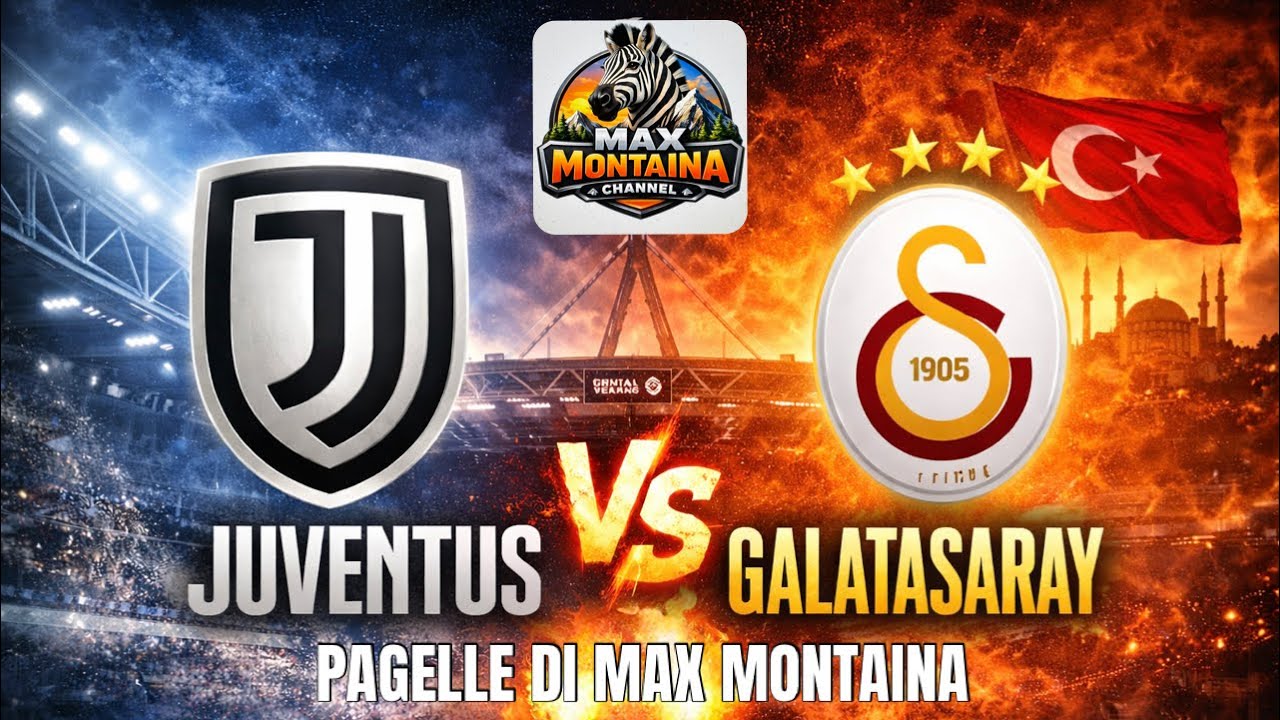 JUVENTUS   GALATASARAY   PAGELLE DI MAX MONTAINA
