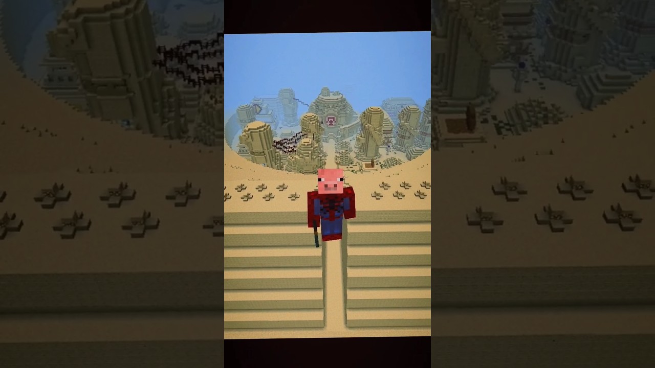 Minecraft build transformation hidden sand Village (Naruto) 