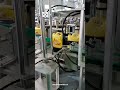 Automatic square bottle bucket OPP label hot melt labeling machine single station