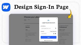 How to Create a Login Form in Webflow (Members Login Flow)