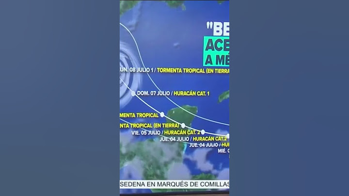Huracán Beryl: ¿cuándo y a qué parte de México llegará?