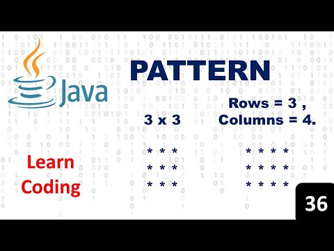 Java Patterns Explained: 3x3 & 3x4 Matrix Patterns | Java Design Patterns for Beginners | Pattern 1