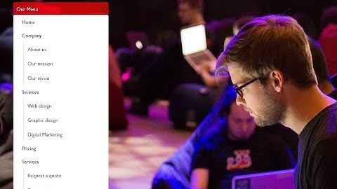 Design a stunning vertical side navbar using css and html - Tutorial