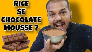 Chocolate Mousse Banaya Rice Ke Saath | Easy & Yummy Recipe screenshot 5