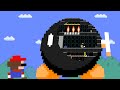 Tiny Mario vs the Bob-Omb Maze