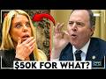 $50K Question BREAKS Bondi — Adam Schiff CORNERS Her in Explosive Hearing