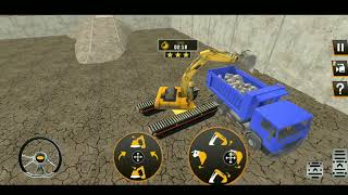 Bridgebuilder JCB🚜 2 Construction Simulator pro Android iOS Gameplay #videogames RamgarhiaTV channel screenshot 3