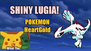 Shiny Lugia in Pokemon heart Gold // #shorts