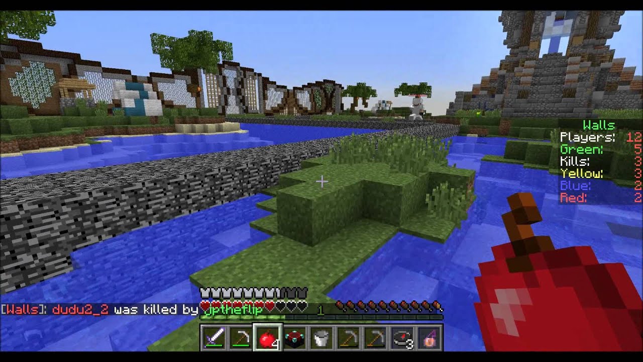 Minecraft The Walls: Island (Hypixel's server) Game 5