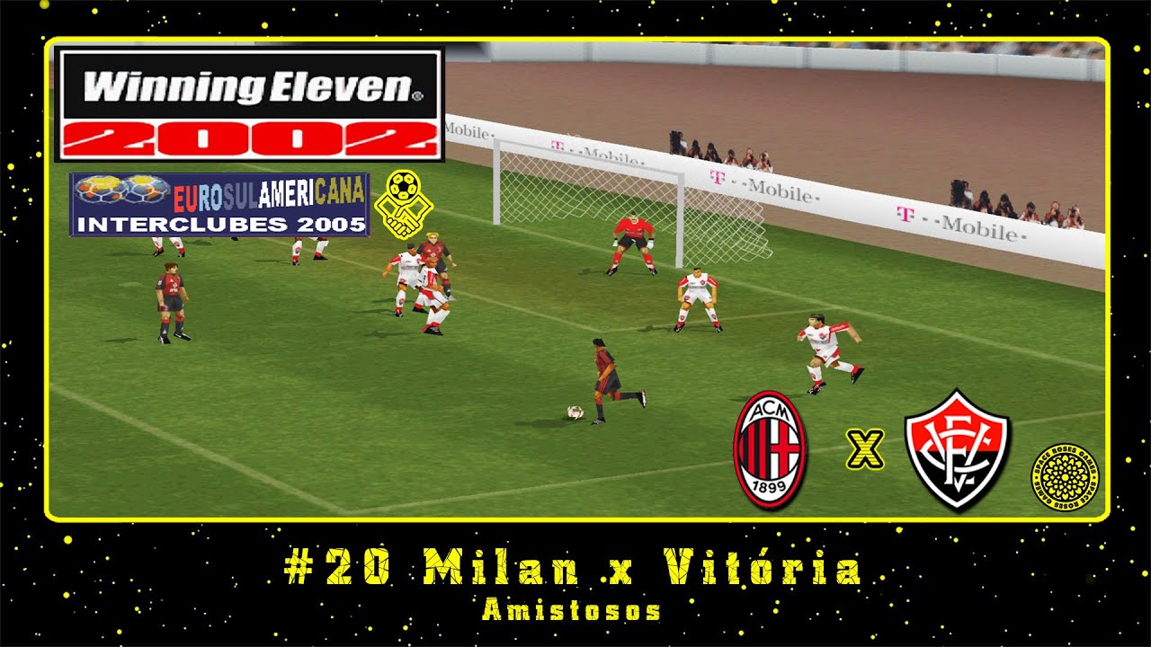 Winning Eleven 2002: Eurosulamericana 2005 (PS1) A #20 Milan x Vitória ...