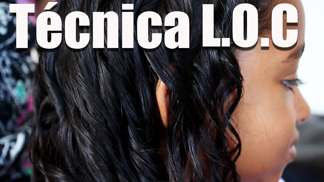 Tecnica LOC em cabelo de criança | Finalização para cabelo ressecado e Poroso